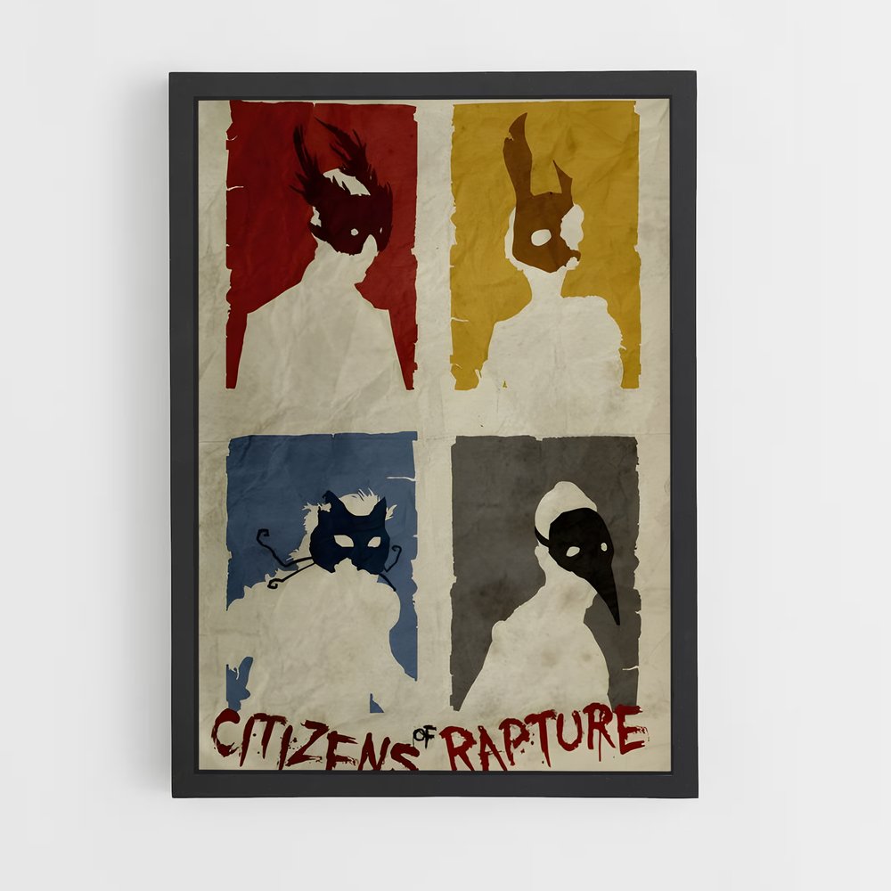 Poster L'Art d'Andrew Ryan – affiche Bioshock (vue 2)